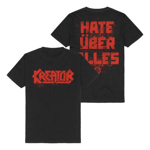 Hate Über Alles Logo von Kreator - T-Shirt jetzt im Kreator Store