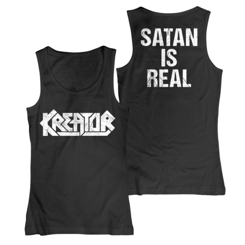Logo - Satan Is Real von Kreator - Girlie Tank Top jetzt im Kreator Store