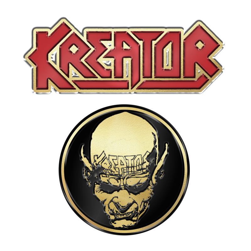 Skull n Logo by Kreator - Button-Pin - shop now at Kreator store