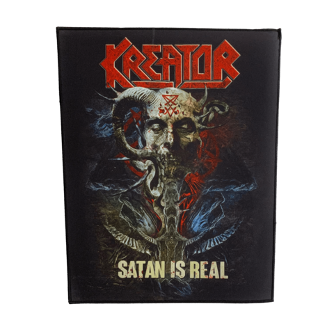 Satan Is Real by Kreator - Back patch - shop now at Kreator store