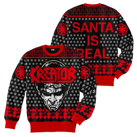 Santa Is Real von Kreator - Holiday Sweater jetzt im Kreator Store