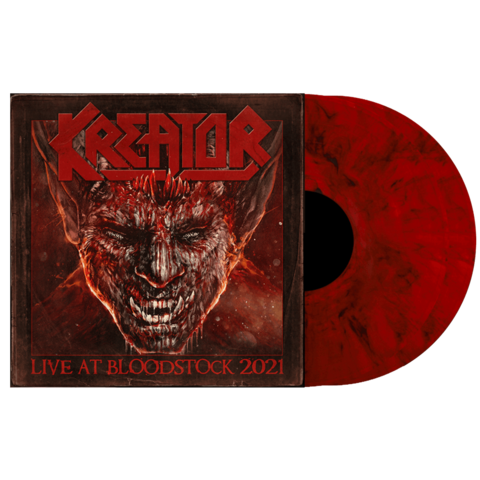 Live At Bloodstock 2021 by Kreator - Marbled Red/Black 2LP - shop now at Kreator store