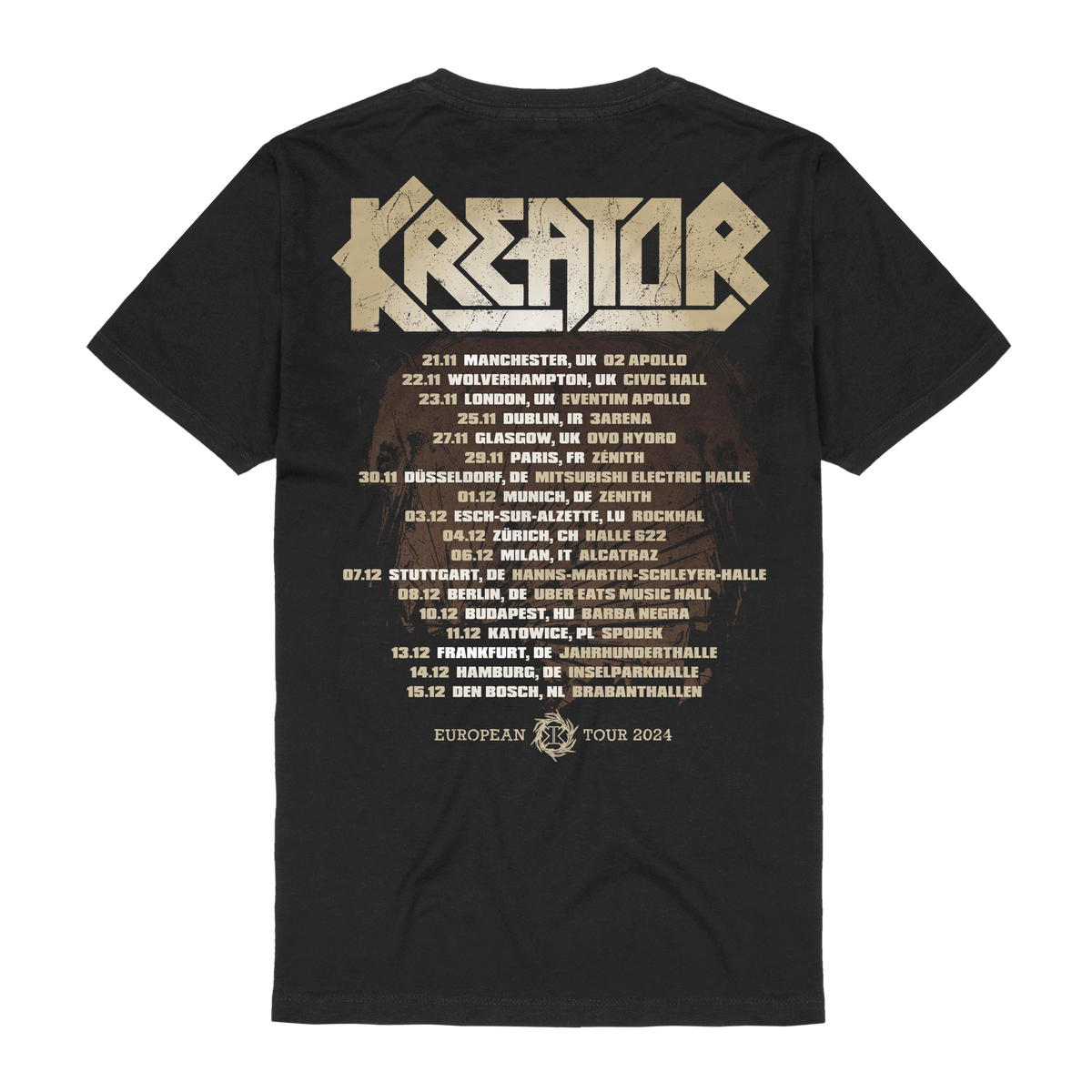 Kreator European Tour 2024 - Klash T-Shirt 378784