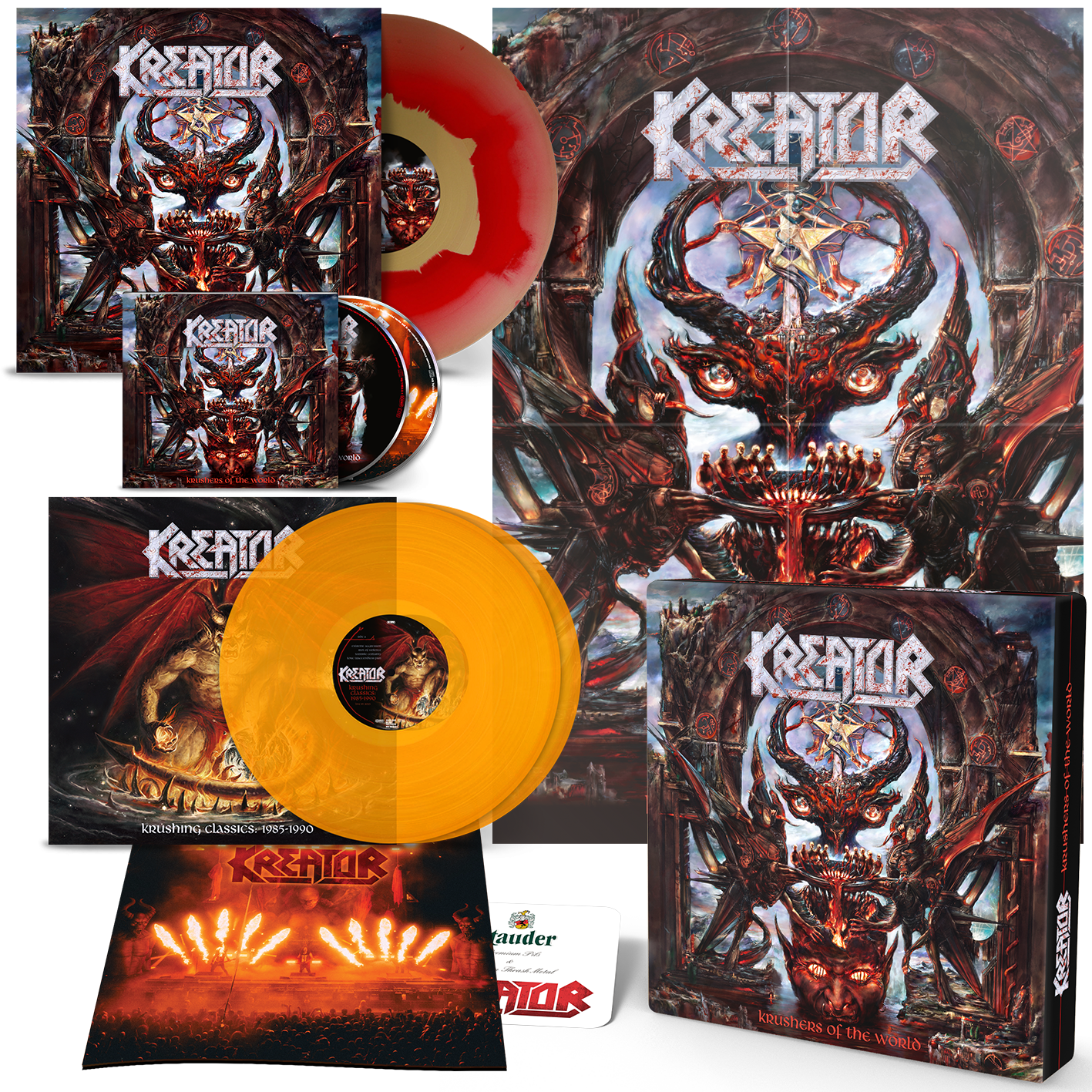 Kreator Krushers Of The World Limited Edition Box Set 422052