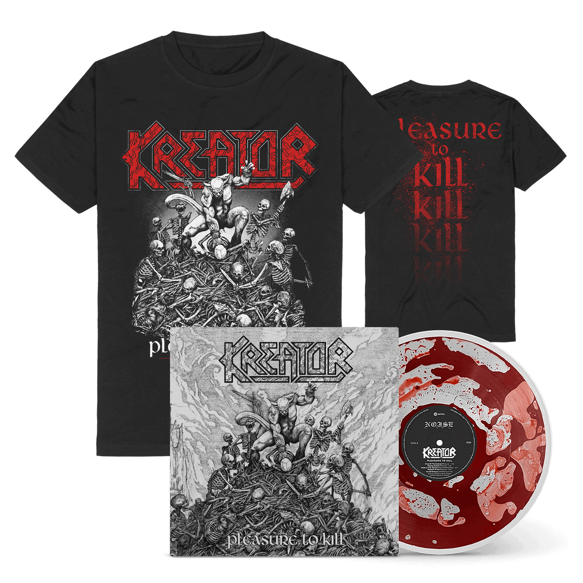 Kreator Pleasure To Kill Ltd. Liquid Vinyl + T-Shirt 461101